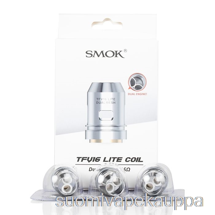 Vape Netistä Smok Tfv16 Lite Vaihtokelat 0.15ohm Dual Mesh Kelat